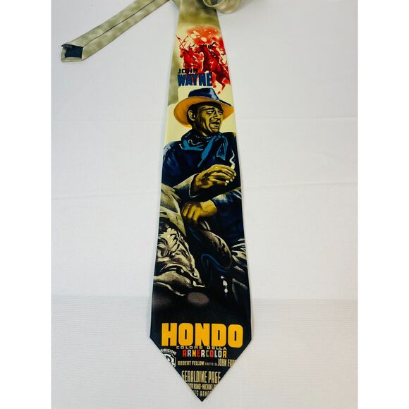ROCKMOUNT RANCH WEAR Tie John Wayne Hondo Cowboy Western Ralph Marlin 25/380 - Picture 6 of 8